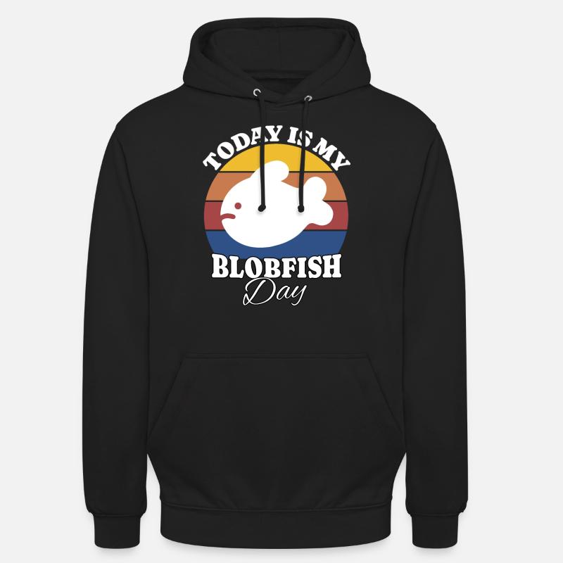 Blobfisch Blobfish - Sweat-shirt à capuche unisexe - noir