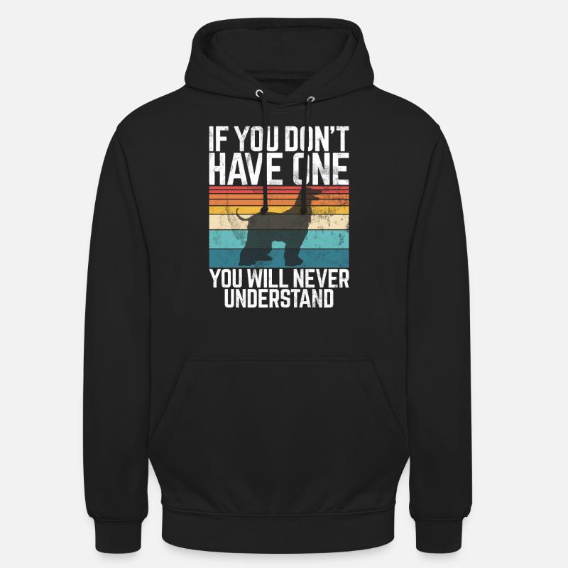 Cadeaux pour les chiens afghans - Sweat-shirt à capuche unisexe - noir