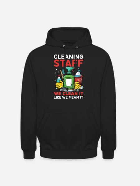 Cleaning Staff - Unisex Hoodie - black