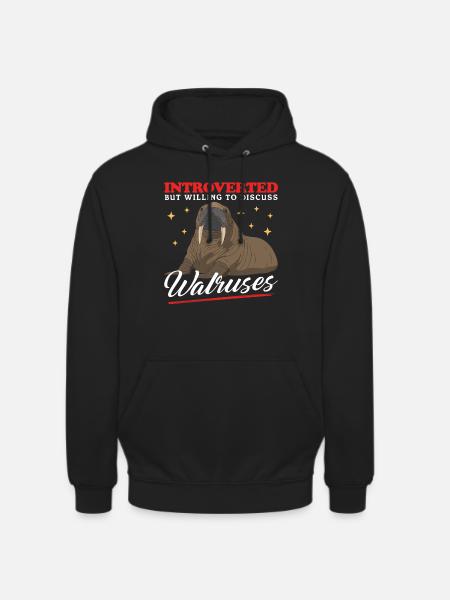 Walrus Walrus Walrus Walrus Gift - Unisex Hoodie - black