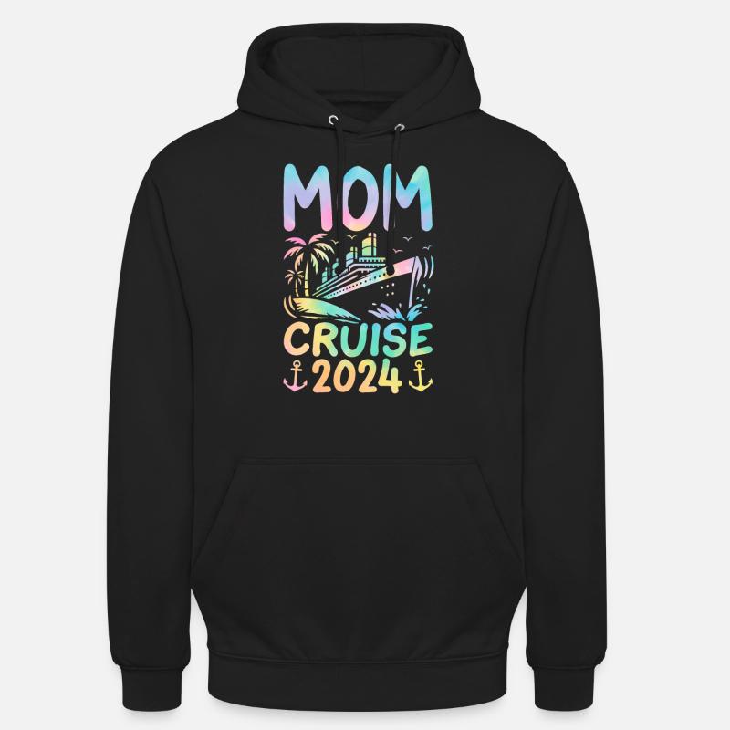 Croisière Maman 2024 - Sweat-shirt à capuche unisexe - noir