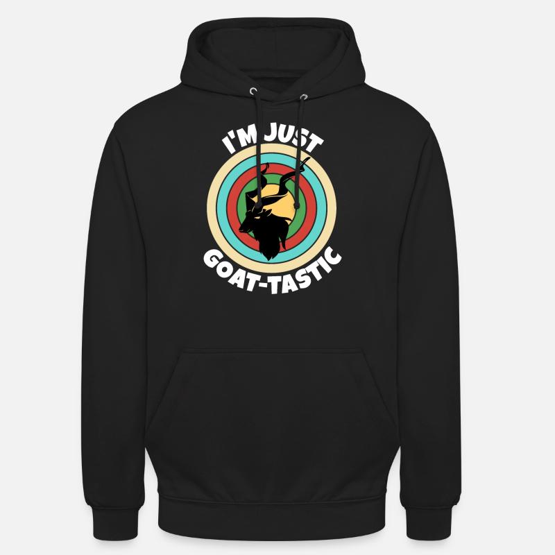 Vis chèvre Markhor - Sweat-shirt à capuche unisexe - noir