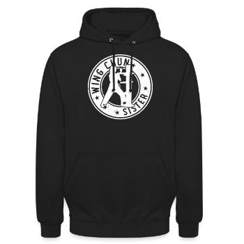 Wing Chun Sister Wing Chun Sister - Unisex Hoodie - Schwarz - Vorne - Alina (178cm) & Michal (187cm)