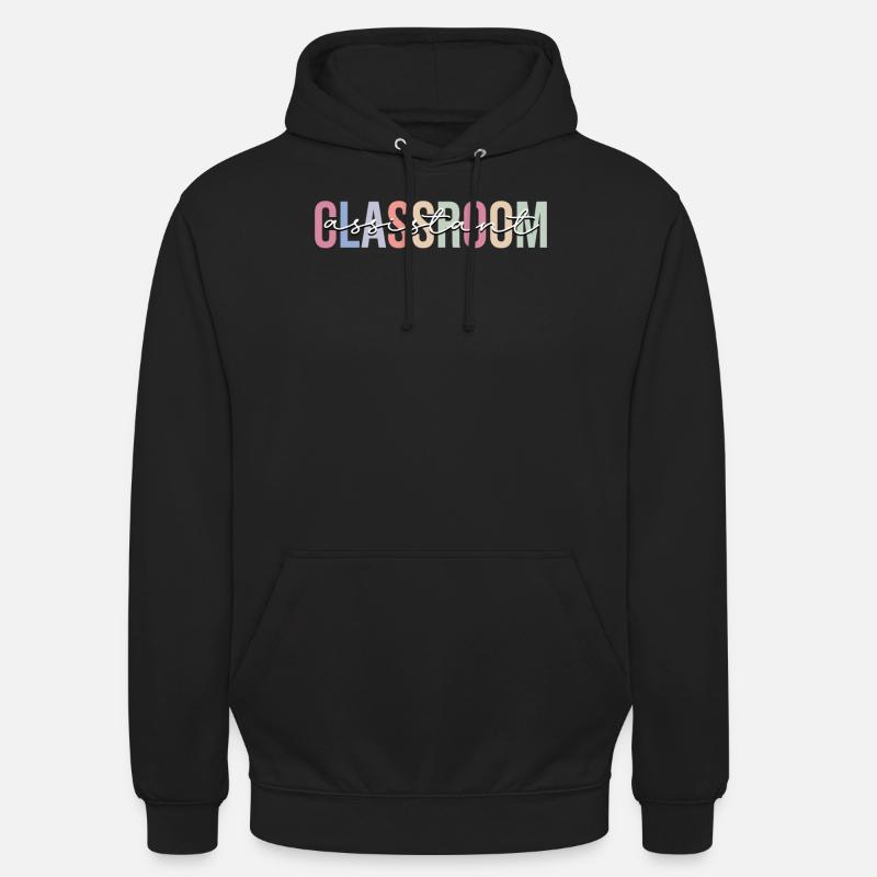 Klassenzimmerassistent Lehrerassistent Schule - Unisex Hoodie - Schwarz