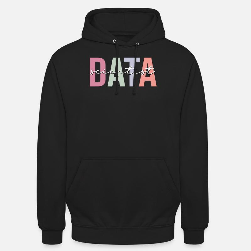 Datenwissenschaftler Datenwissenschaft Datenanalys - Unisex Hoodie - Schwarz