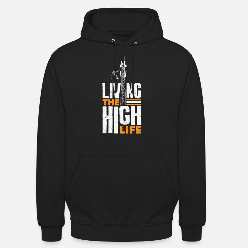 Turmkletterer-techniker Turmarbeiter - Unisex Hoodie - Schwarz