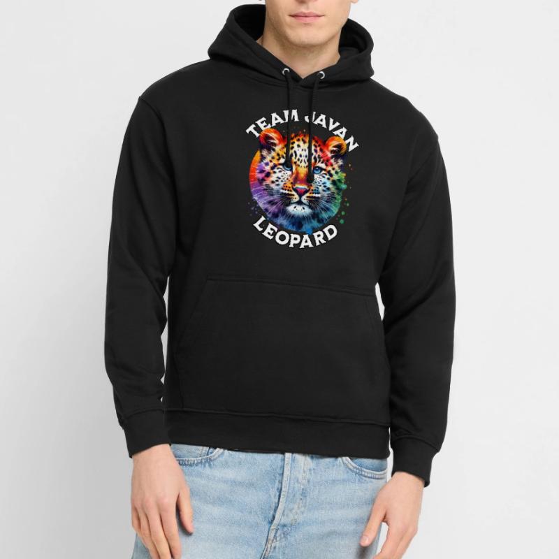 Dictons de léopard de Java Sweat-shirt à capuche unisexe