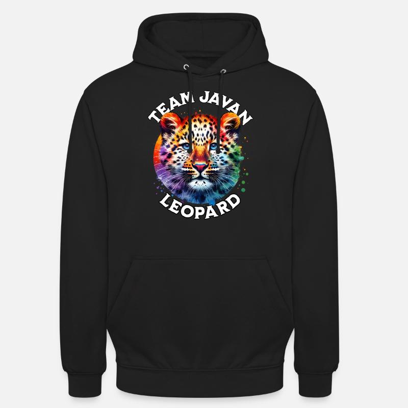 Java Leopard Sprüche - Unisex Hoodie - Schwarz