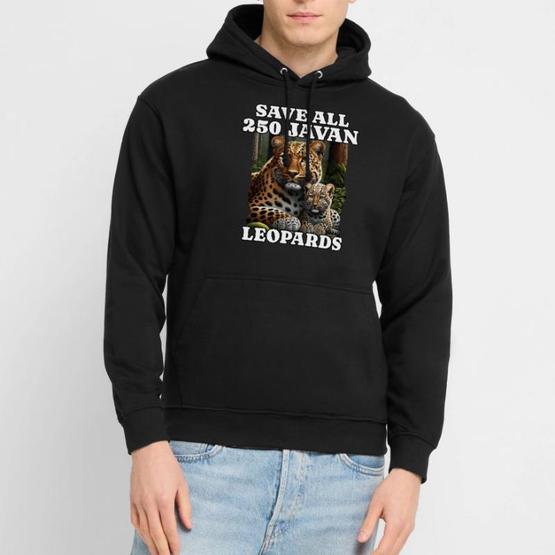 Save Java Leopard Unisex Hoodie