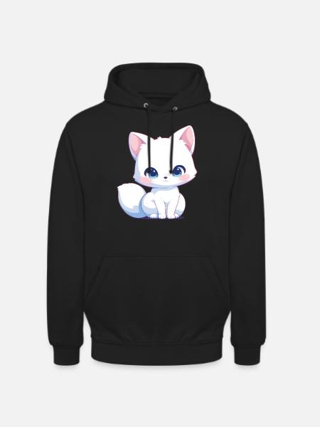 Arctic Fox Polarfüchse Polarfuchs - Unisex Hoodie - black