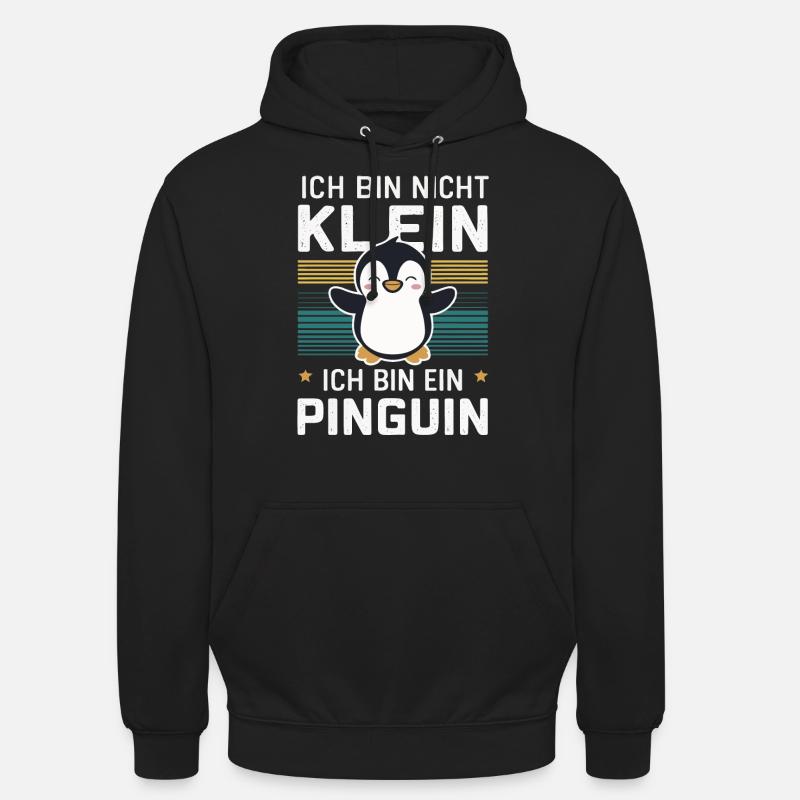 Pingouin Petits pingouins Pingouin empereur - Sweat-shirt à capuche unisexe - noir