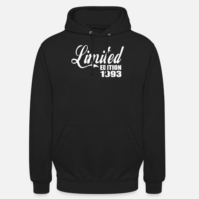 Edition limitée 1993 - Sweat-shirt à capuche unisexe - noir