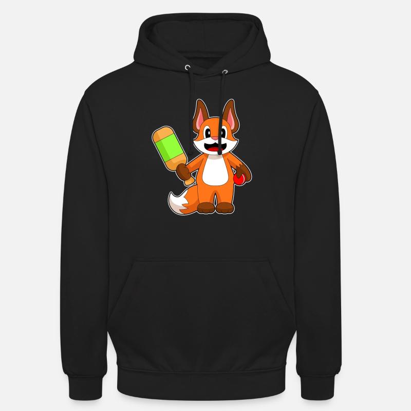 Batte de cricket Fox Cricket - Sweat-shirt à capuche unisexe - noir