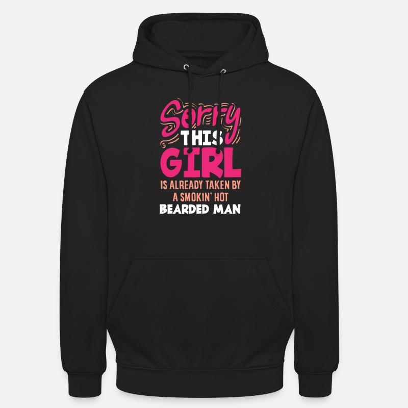 Bartpflege Bart Liebhaber Männer Bart - Unisex Hoodie - Schwarz