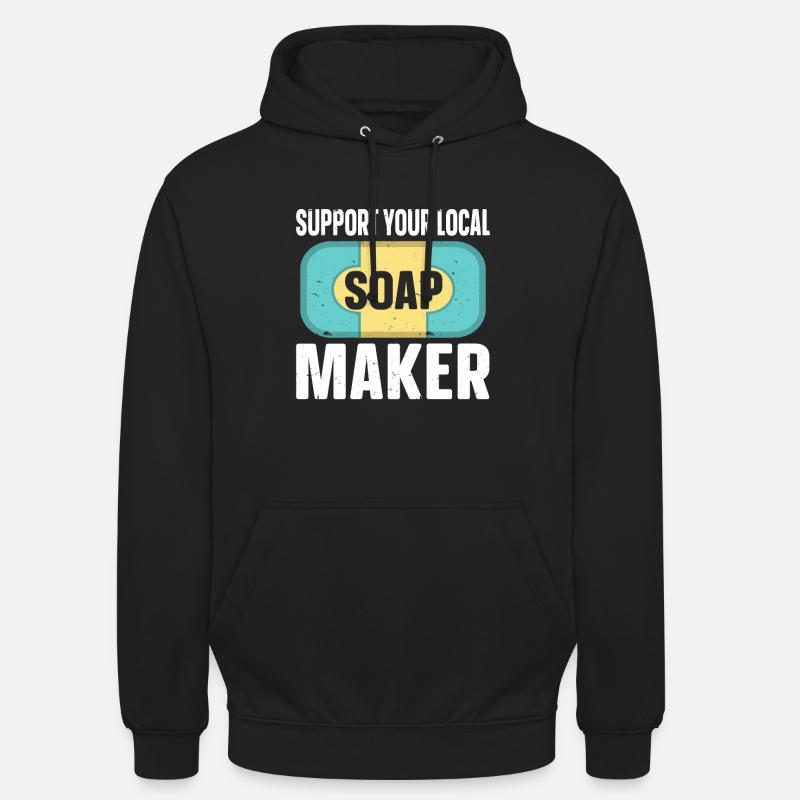 Soap Making Soap Maker - Unisex Hoodie - Schwarz