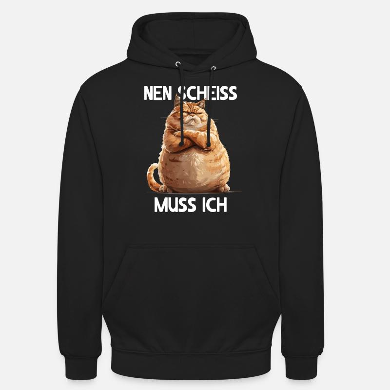 Chat minou je dois baiser - Sweat-shirt à capuche unisexe - noir