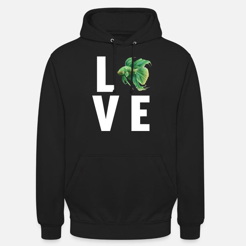 Bettas Betta Fish Betta - Unisex Hoodie - black