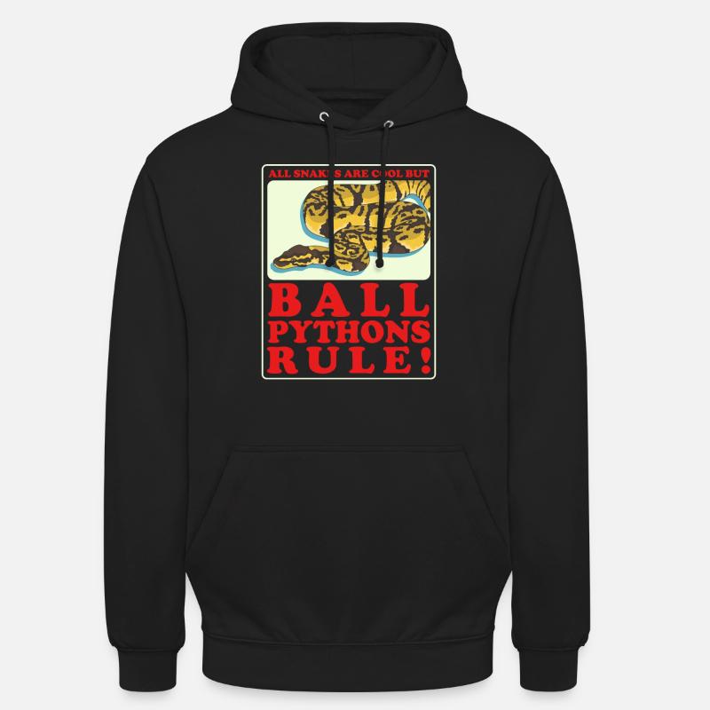 King Python Python Snake Gift - Unisex Hoodie - black