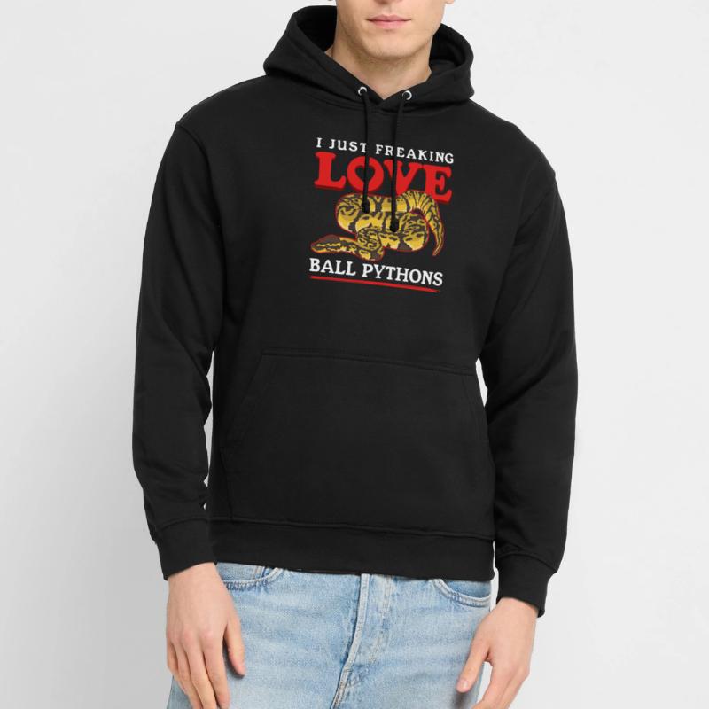 Königspython Schlangen Python Geschenke Unisex Hoodie