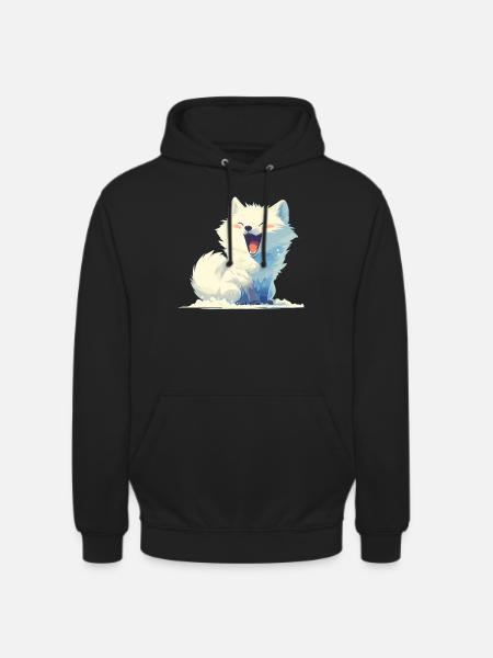 Arctic Fox Polarfüchse Polarfuchs - Unisex Hoodie - black