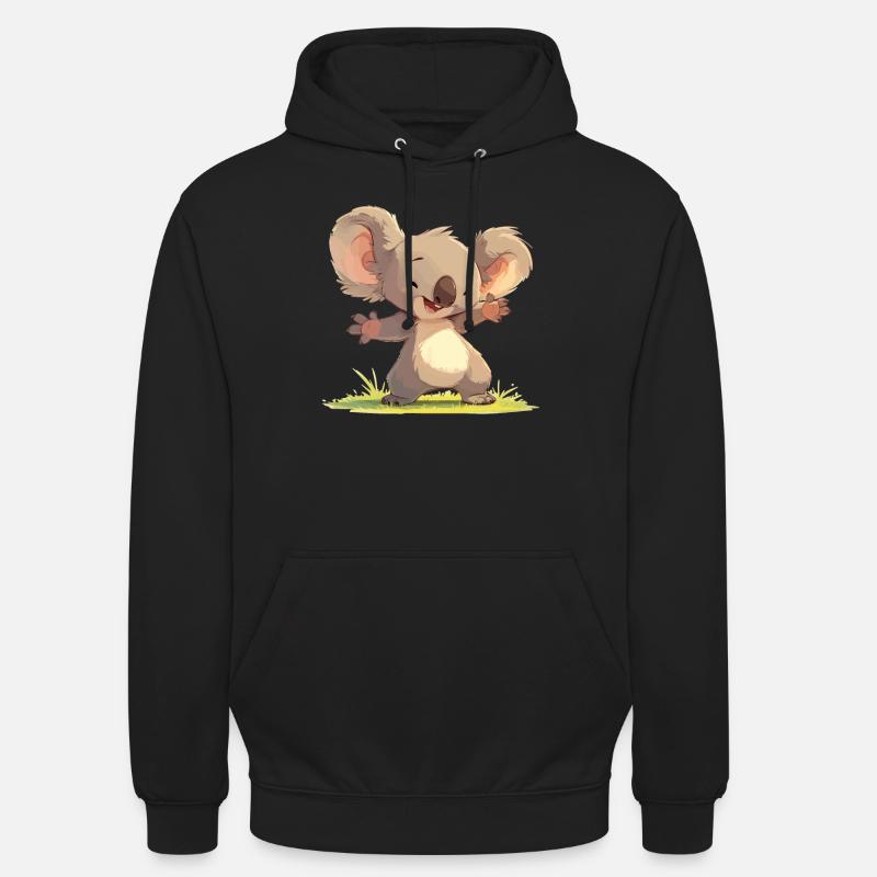 Koalas Koala - Sweat-shirt à capuche unisexe - noir
