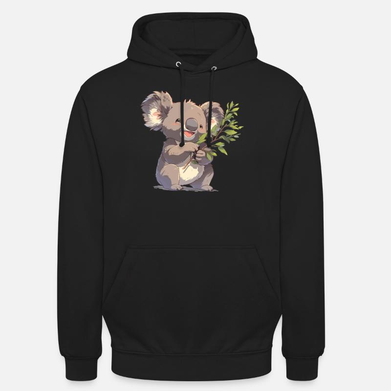 Koalas Koala - Sweat-shirt à capuche unisexe - noir