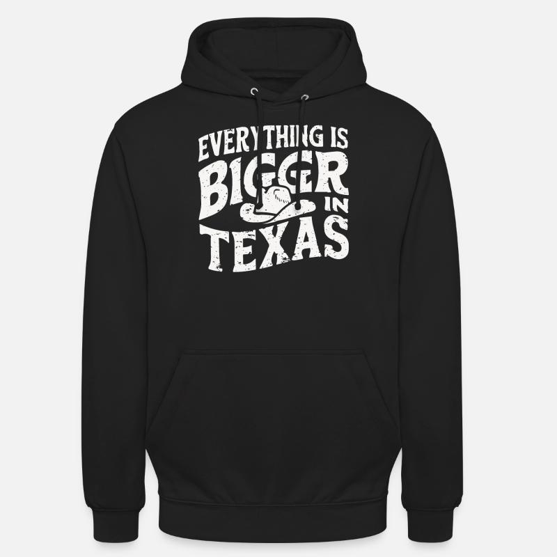 État du Texas Texans Texas - Sweat-shirt à capuche unisexe - noir