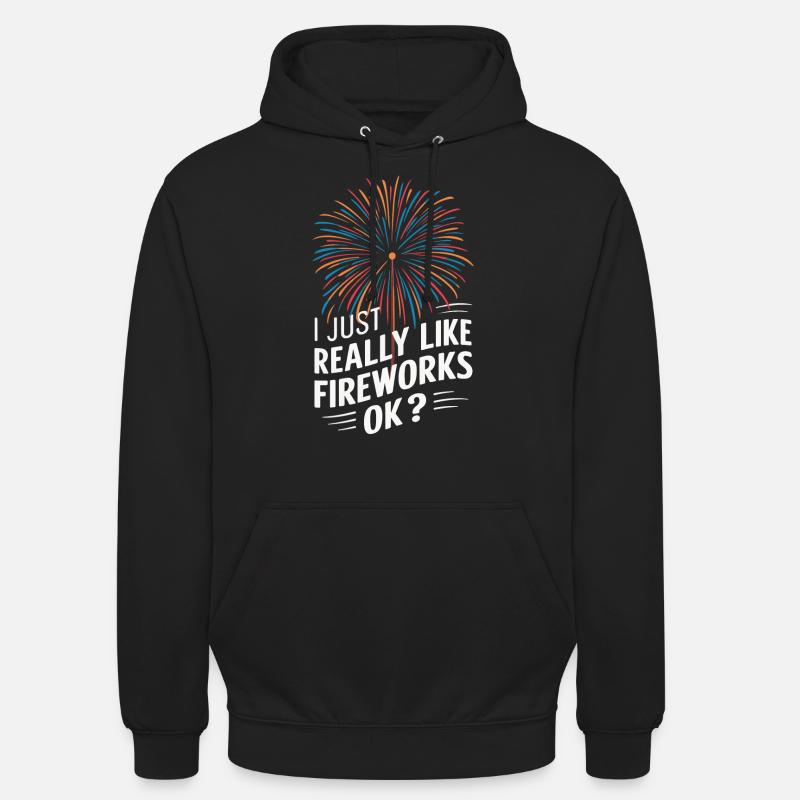 Pyrotechnics Fireworks Pyrotechnics - Unisex Hoodie - black
