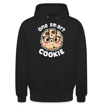 Cookies Biscuits Biscuits Biscuits Chocolat - Sweat-shirt à capuche unisexe - noir - Devant - Alina (178cm) & Michal (187cm)