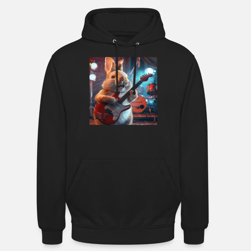 Rabbit - Unisex Hoodie - black