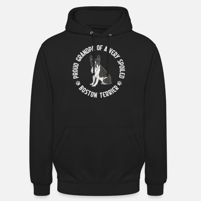 Cadeaux Boston Terrier - Sweat-shirt à capuche unisexe - noir