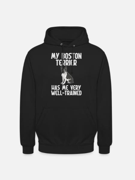 Boston Terrier Gifts - Unisex Hoodie - black