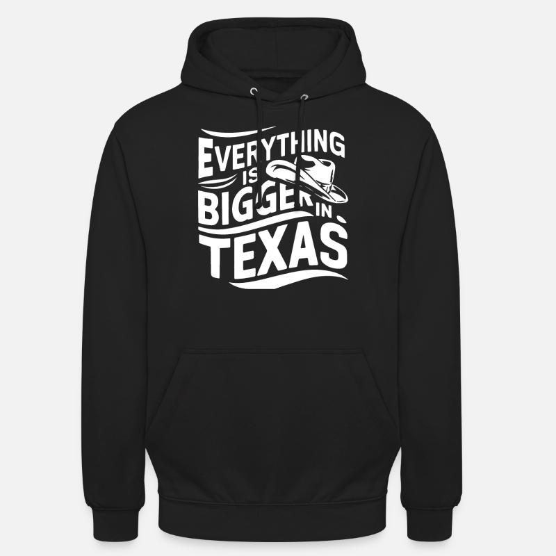 État du Texas Texans Texas - Sweat-shirt à capuche unisexe - noir