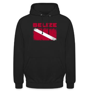 Belize Latino Belizer Belizerin Maya Geschenk - Unisex Hoodie - Schwarz - Vorne - Alina (178cm) & Michal (187cm)