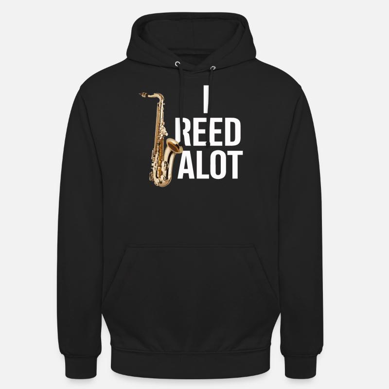 Saxophone Saxophone - Sweat-shirt à capuche unisexe - noir