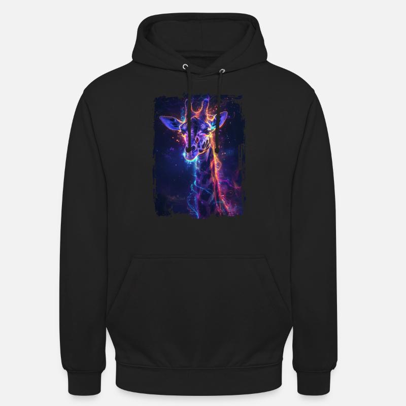 Giraffe - Unisex Hoodie - Schwarz