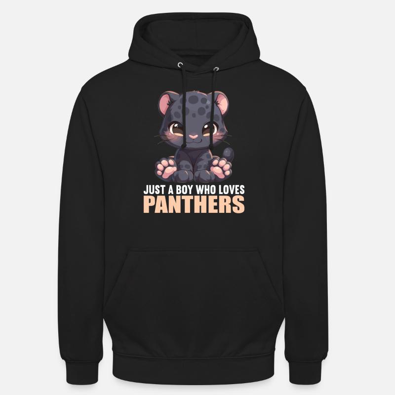 Panthères Panthère - Sweat-shirt à capuche unisexe - noir