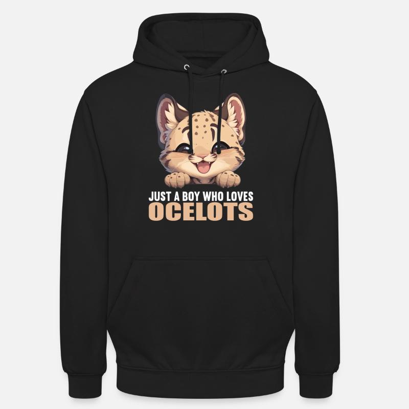 Ocelots Ocelot - Sweat-shirt à capuche unisexe - noir