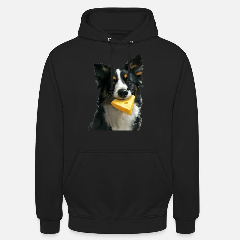 Chien - Sweat-shirt à capuche unisexe - noir