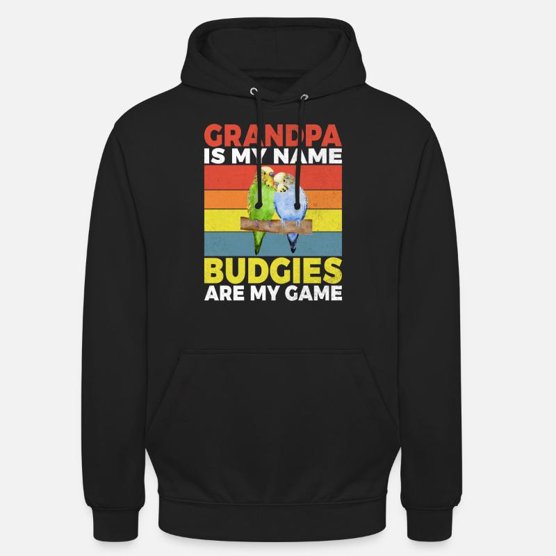 Budgie Gift - Unisex Hoodie - Schwarz