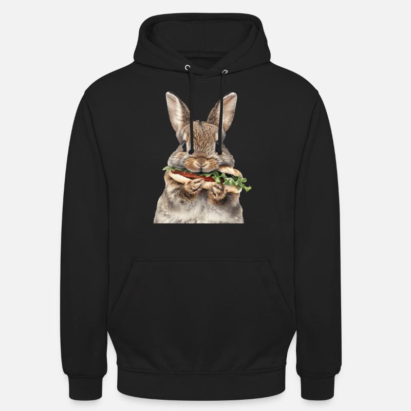 Rabbit - Unisex Hoodie - black