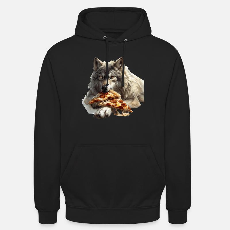 Wolf - Unisex Hoodie - black