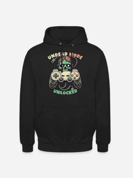 Zombie Gaming Controller: Undead Mode - Unisex Hoodie - black