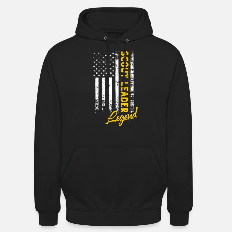 Légende du guide scout - Sweat-shirt à capuche unisexe - noir