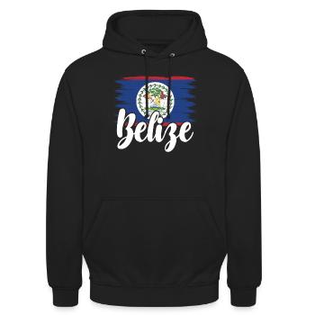 Belize Latino Belizer Belizerin Maya Geschenk - Unisex Hoodie - Schwarz - Vorne - Alina (178cm) & Michal (187cm)