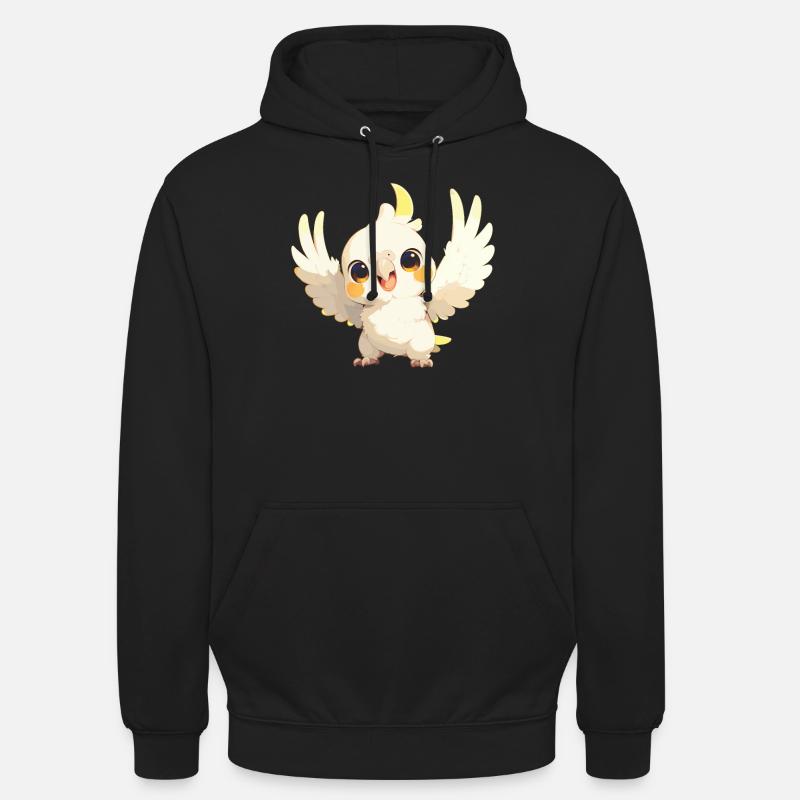 Cacatoès Cacatoès Cacatoès - Sweat-shirt à capuche unisexe - noir