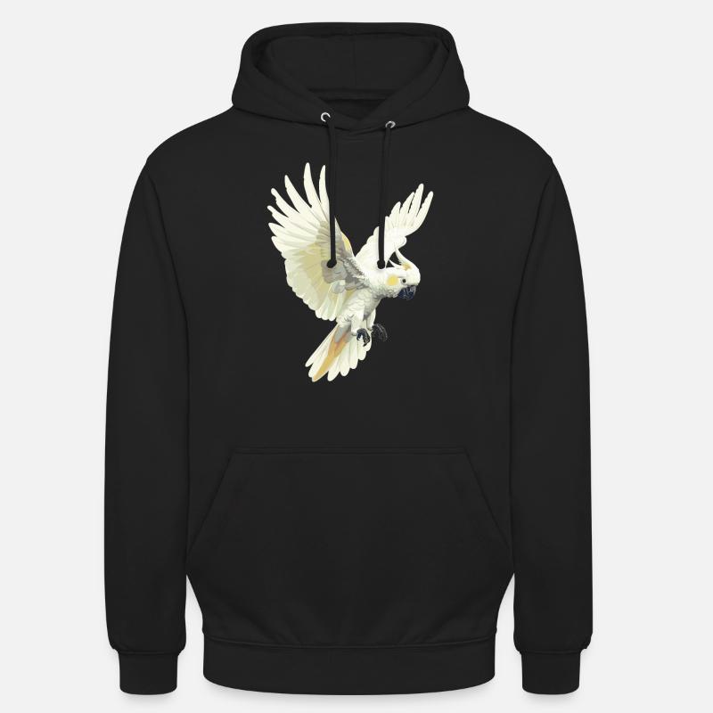 Cacatoès Cacatoès Cacatoès - Sweat-shirt à capuche unisexe - noir