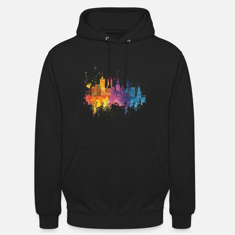 Katowice - Sweat-shirt à capuche unisexe - noir
