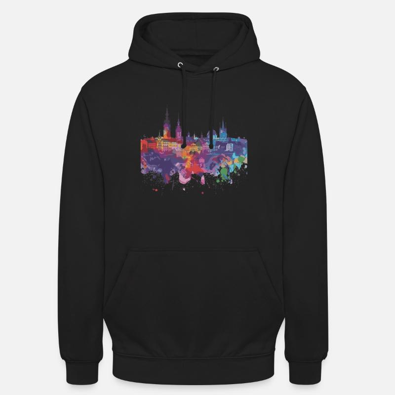 Kielce - Sweat-shirt à capuche unisexe - noir
