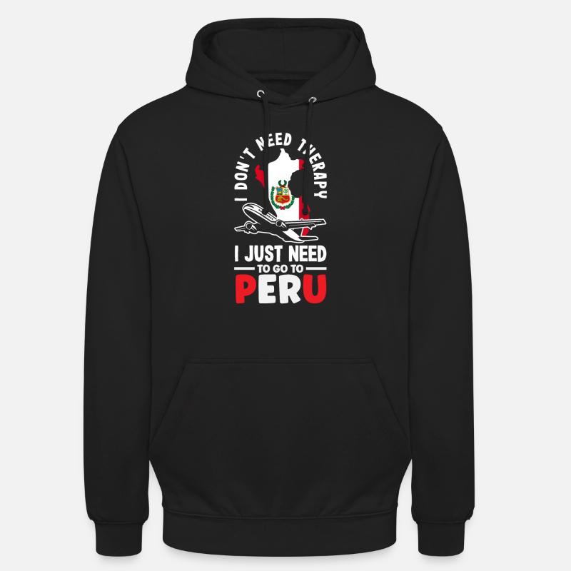 Pérou Cadeau péruvien - Sweat-shirt à capuche unisexe - noir